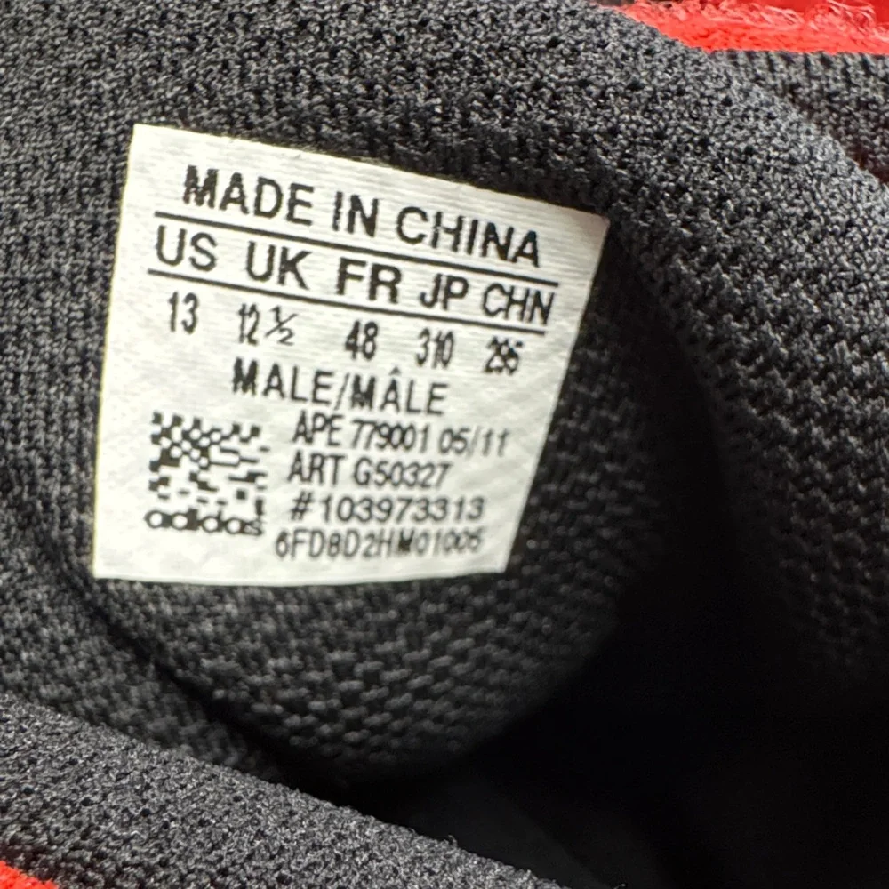 Adidas Pretereo 2.0 Wrestling Red and Black Sneakers